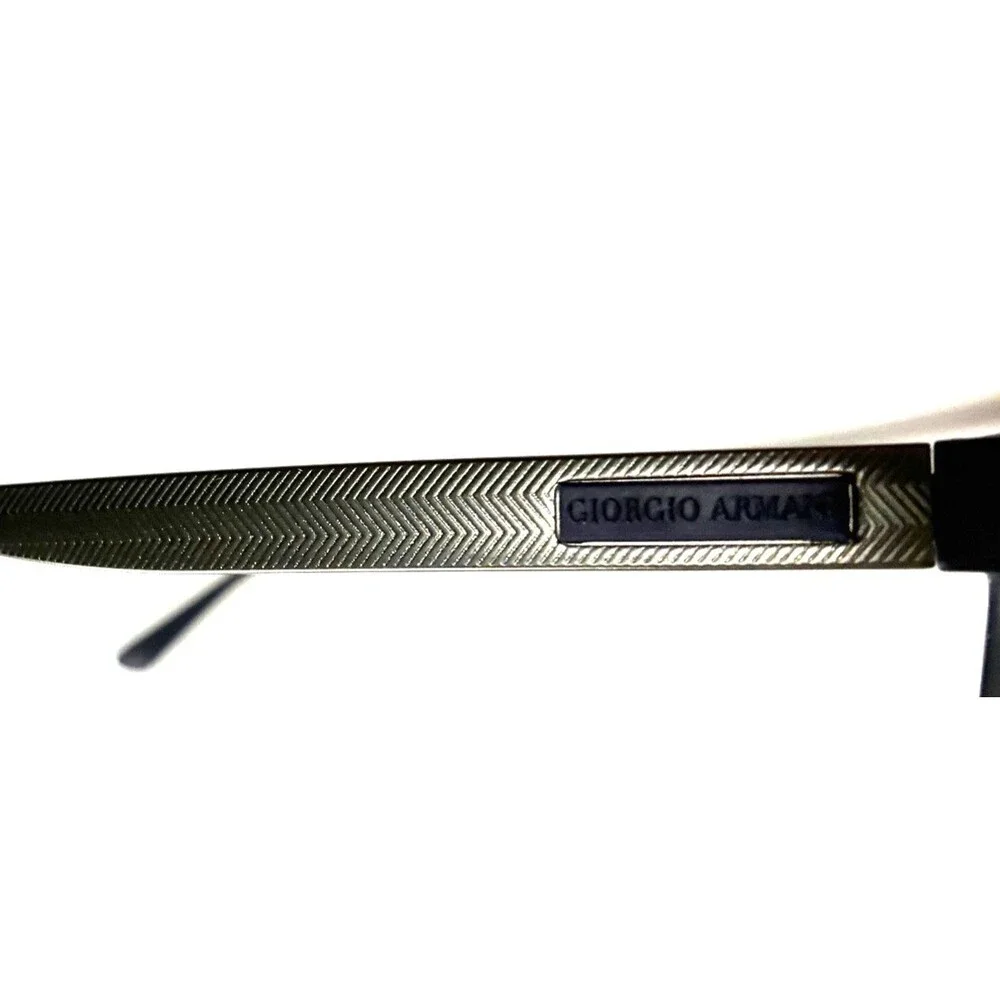NEW Giorgio Armani AR7165 5065 Mens Blue Rubber Square Eyeglasses Frames 55/18